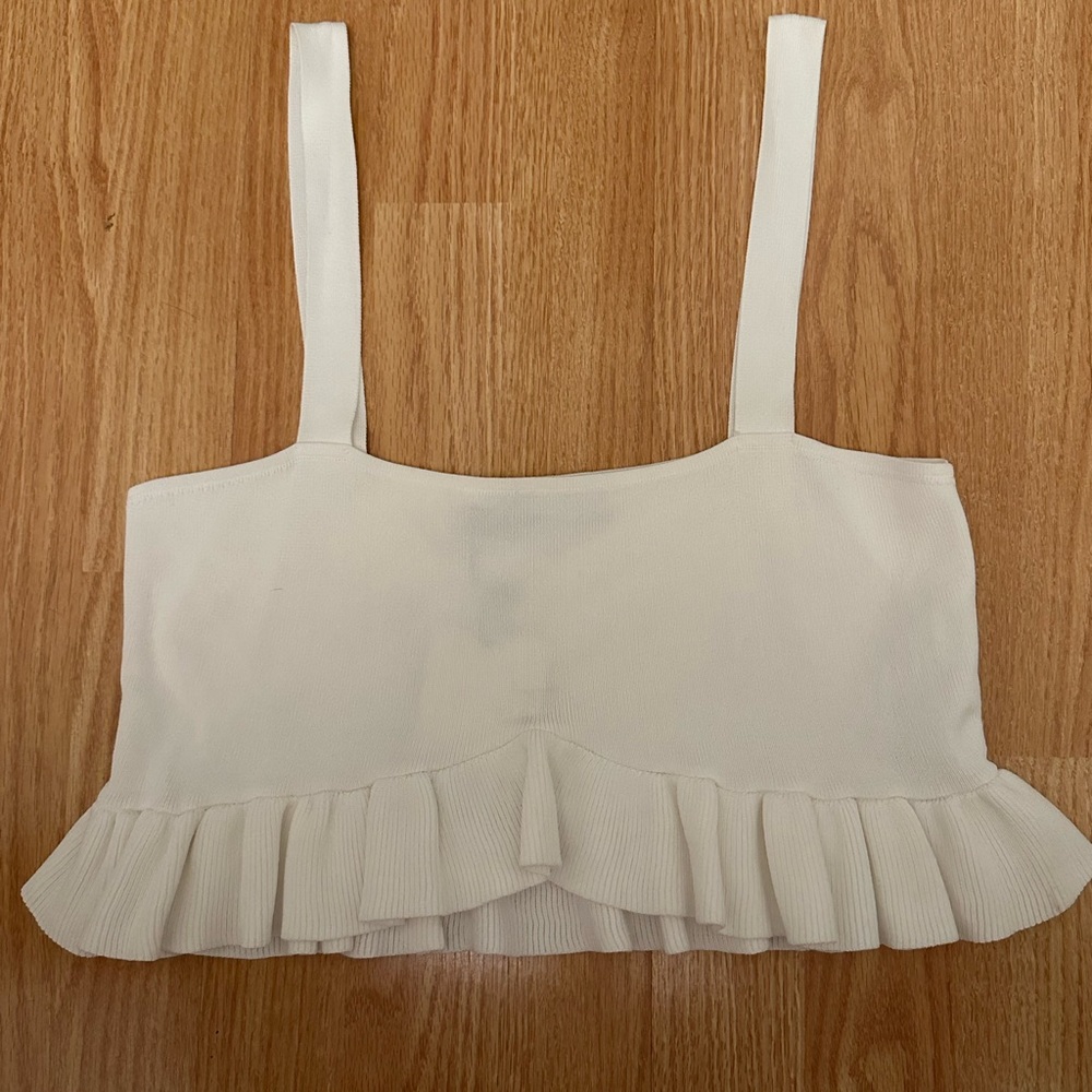 Ruffle Crop Top NWT